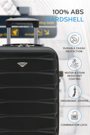 56x36x23cm SAFIR Carry on Cabin Case