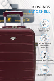 56x36x23cm SAFIR Carry on Cabin Case