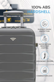 56x36x23cm SAFIR Carry on Cabin Case