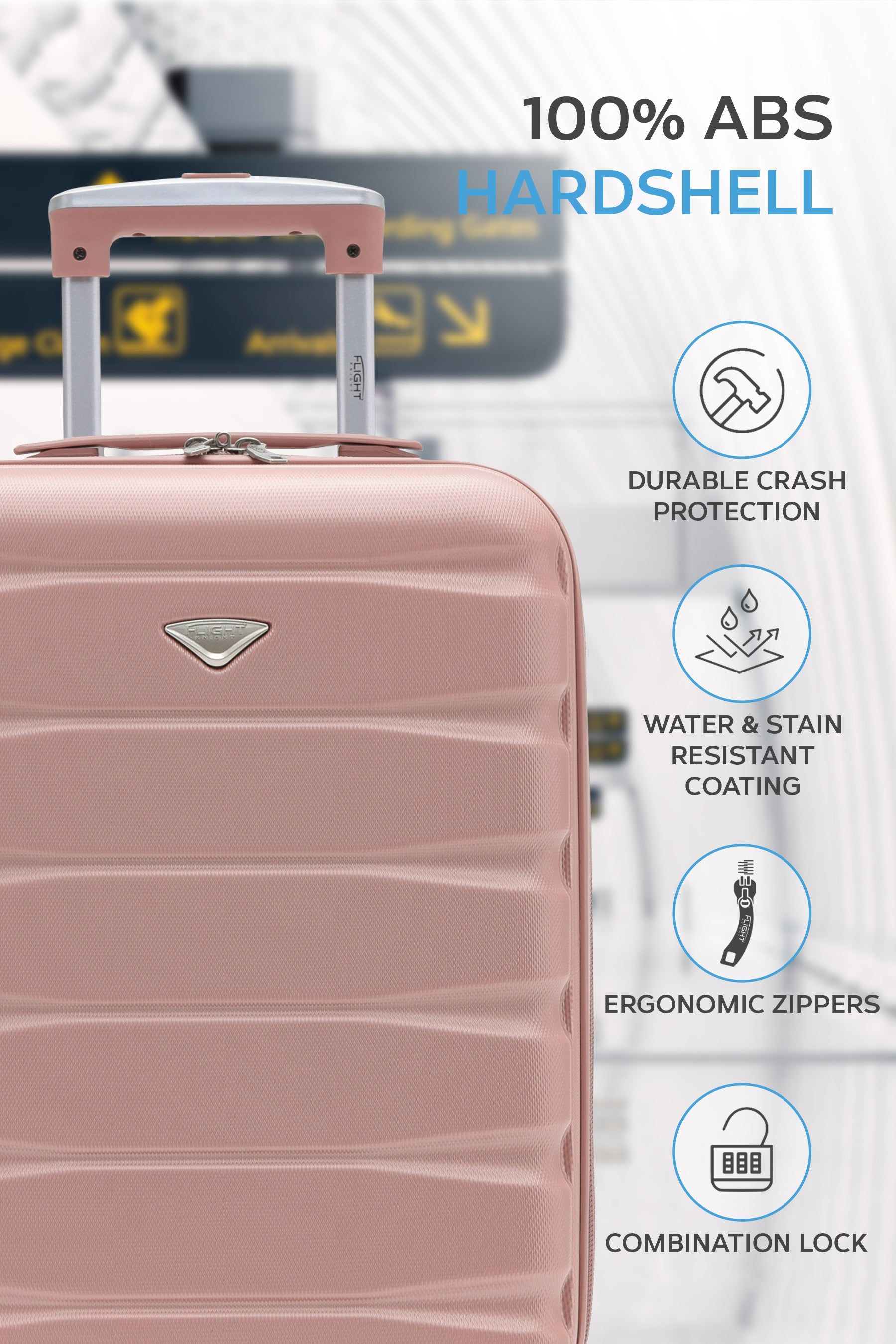 56x36x23cm SAFIR Carry on Cabin Case