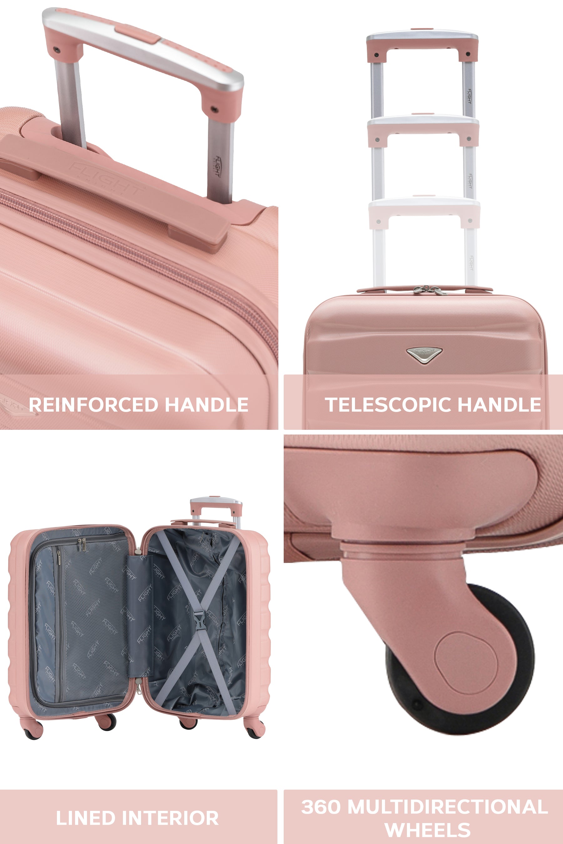 56x36x23cm SAFIR Carry on Cabin Case