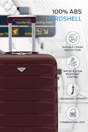 55x40x23cm SAFIR Carry on Cabin Case