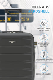 55x40x23cm SAFIR Carry on Cabin Case