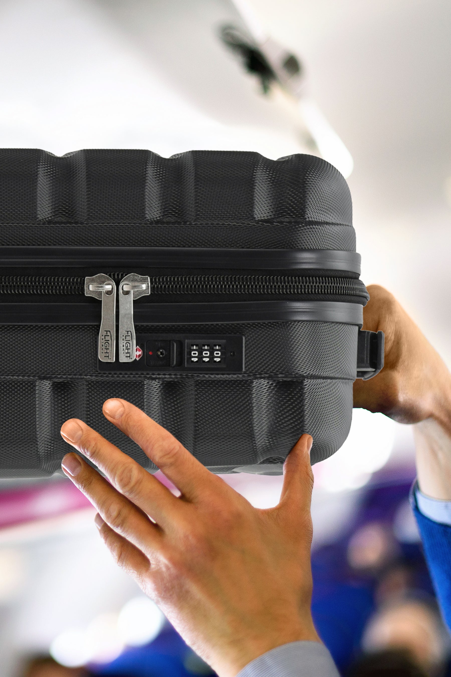 55x35x20cm SAFIR Carry on Cabin Case - Built in TSA Lock