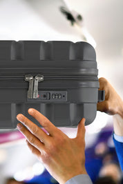 55x35x20cm SAFIR Carry on Cabin Case - Built in TSA Lock