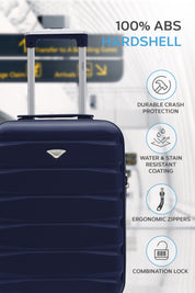 55x35x20cm SAFIR Carry on Cabin Case - Built in TSA Lock