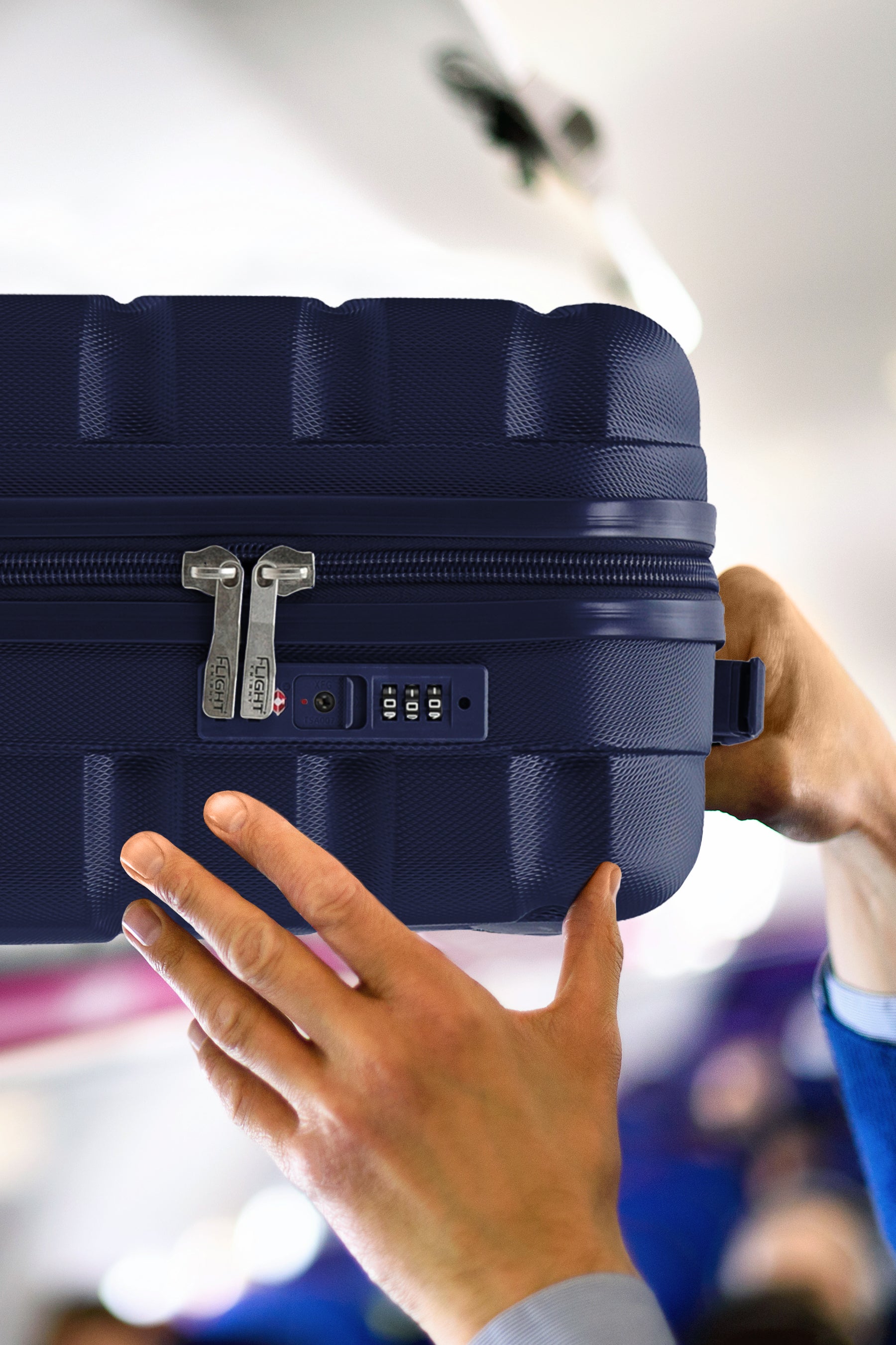 55x35x20cm SAFIR Carry on Cabin Case - Built in TSA Lock