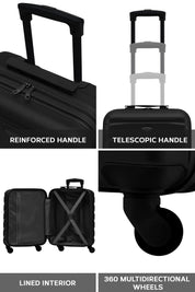 55x40x20cm SAFIR Carry on Cabin Case