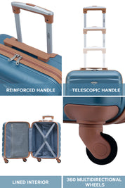 55x40x20cm SAFIR Carry on Cabin Case