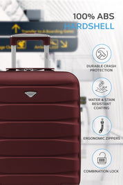 55x40x20cm SAFIR Carry on Cabin Case