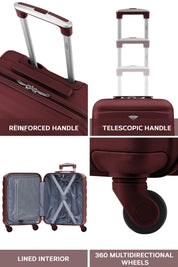 55x40x20cm SAFIR Carry on Cabin Case