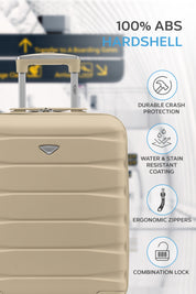 55x40x20cm SAFIR Carry on Cabin Case