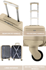 55x40x20cm SAFIR Carry on Cabin Case