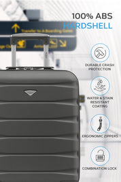 55x40x20cm SAFIR Carry on Cabin Case