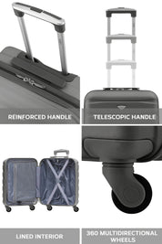 55x40x20cm SAFIR Carry on Cabin Case
