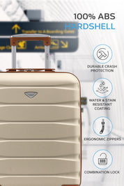 55x40x20cm SAFIR Carry on Cabin Case
