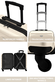 55x40x20cm SAFIR Carry on Cabin Case