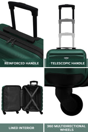 55x40x20cm SAFIR Carry on Cabin Case