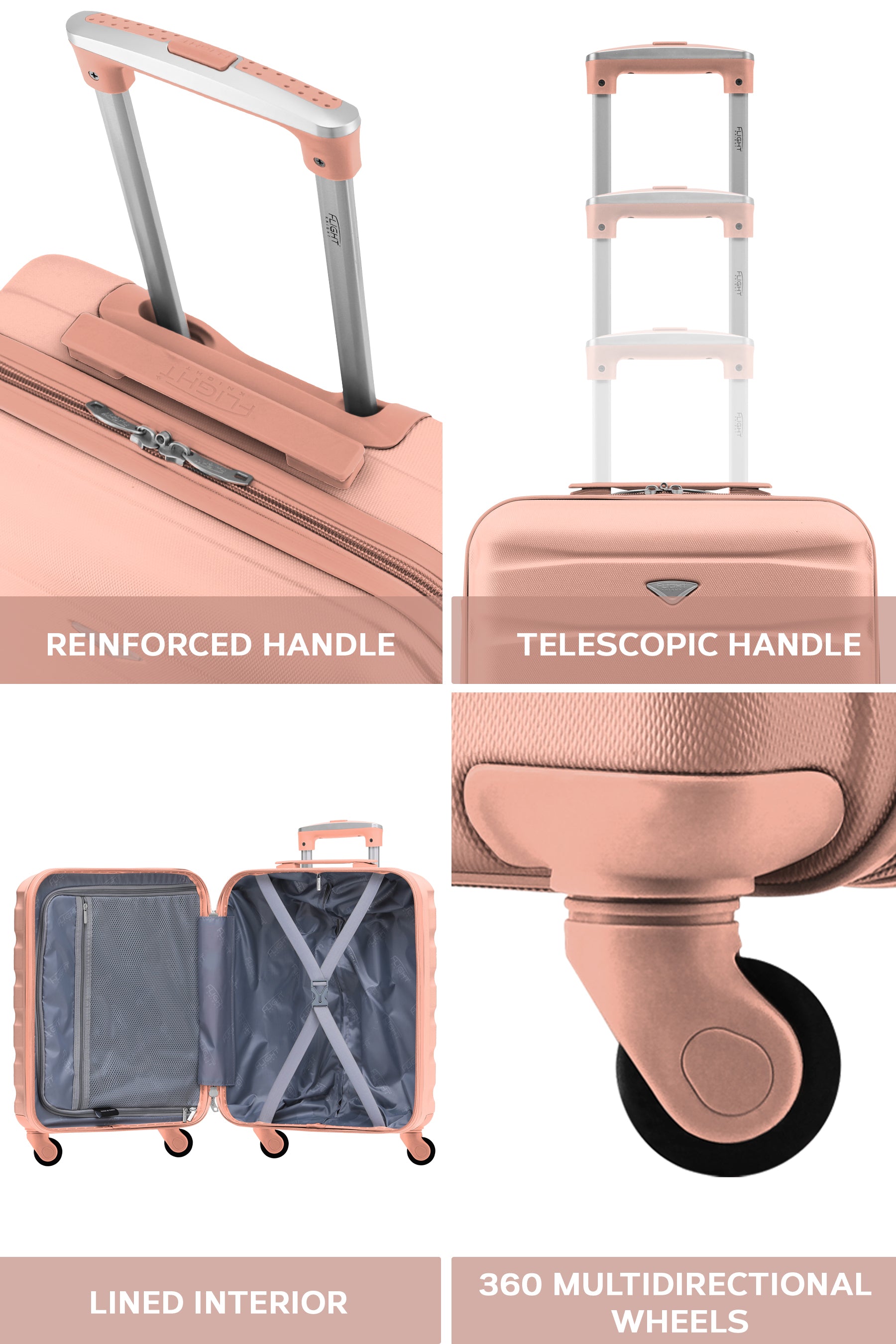 55x40x20cm SAFIR Carry on Cabin Case