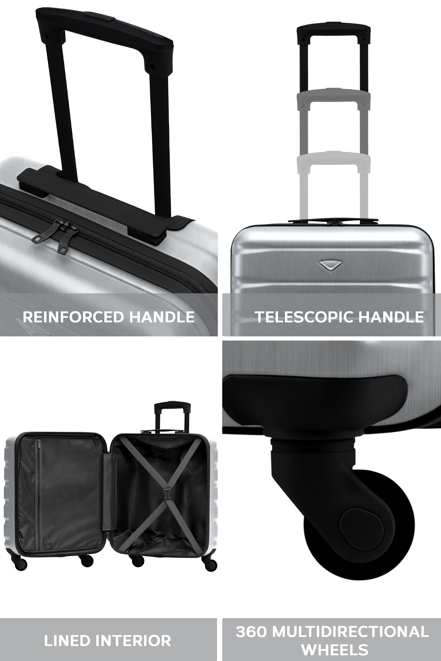 56x45x25cm SAFIR Carry on Cabin Case