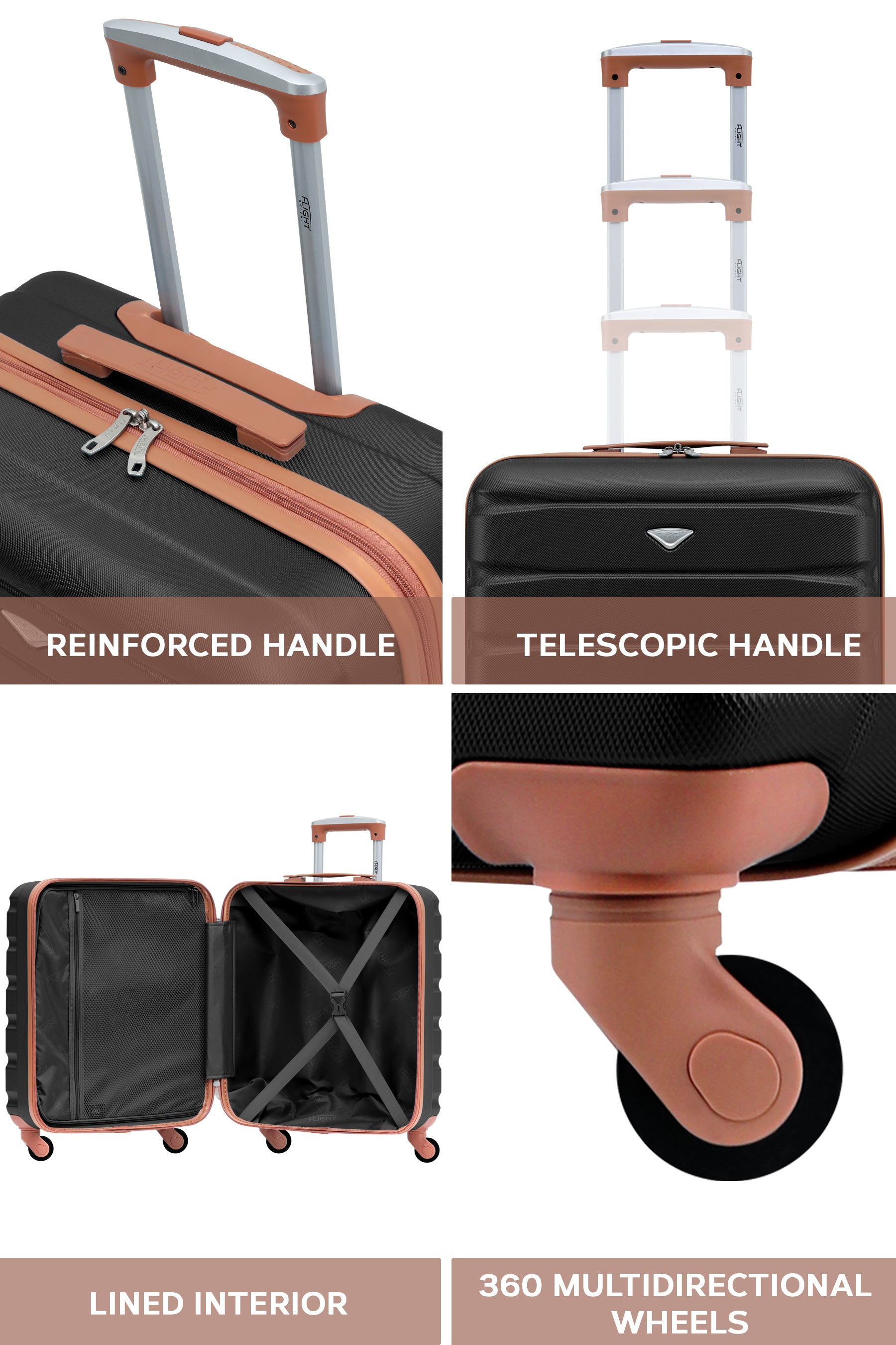 56x45x25cm SAFIR Carry on Cabin Case