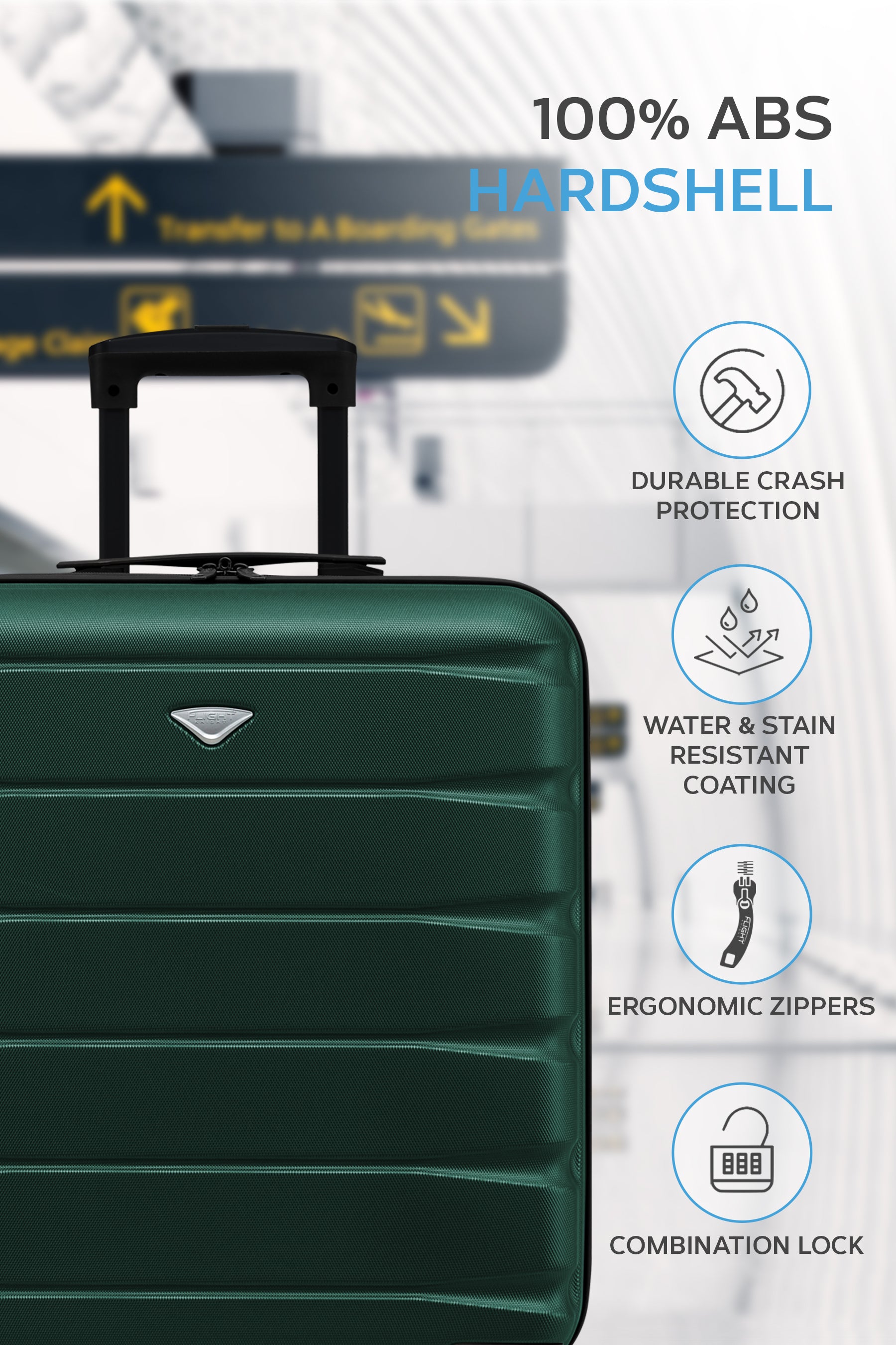 56x45x25cm SAFIR Carry on Cabin Case