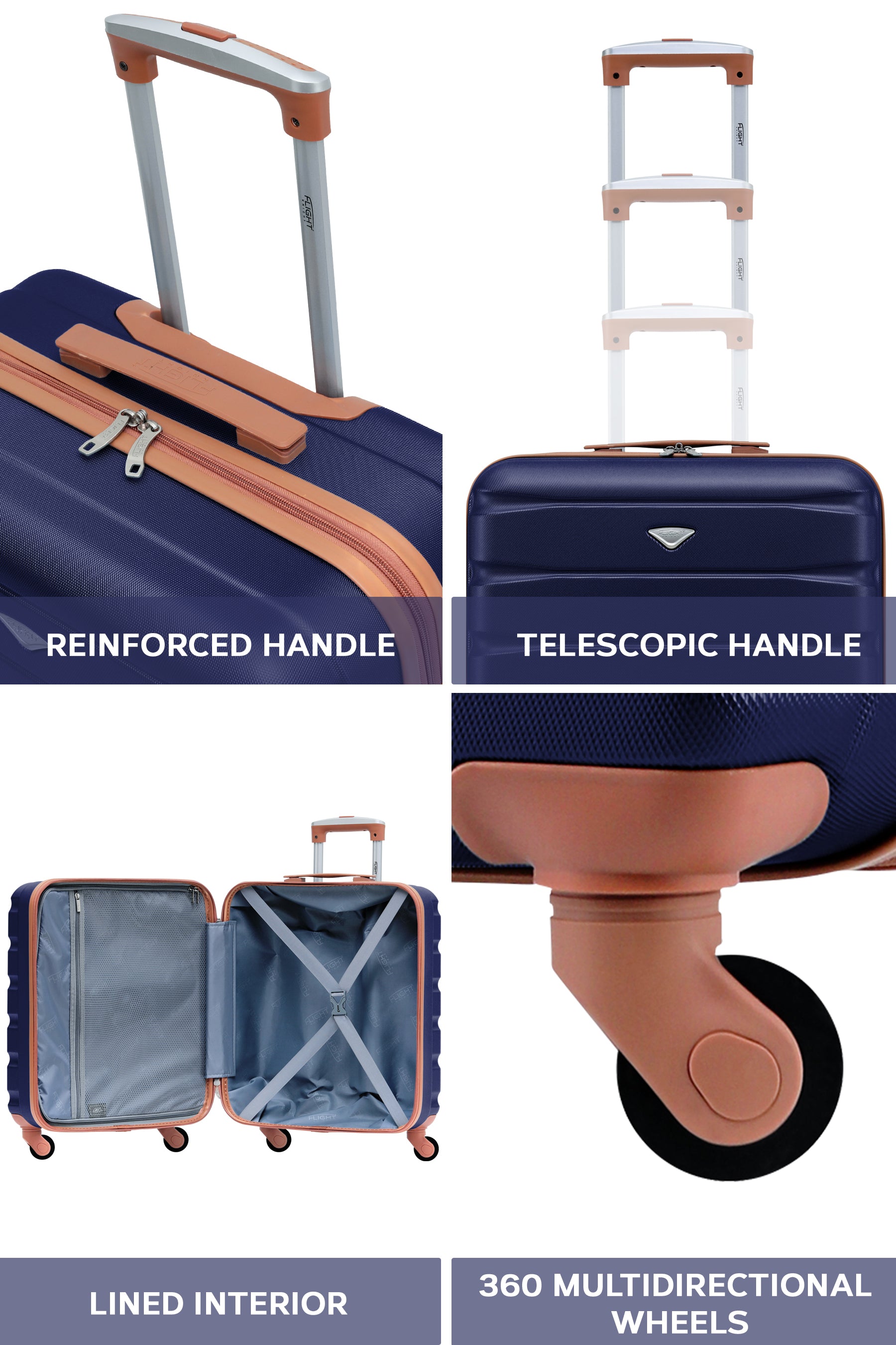 56x45x25cm SAFIR Carry on Cabin Case