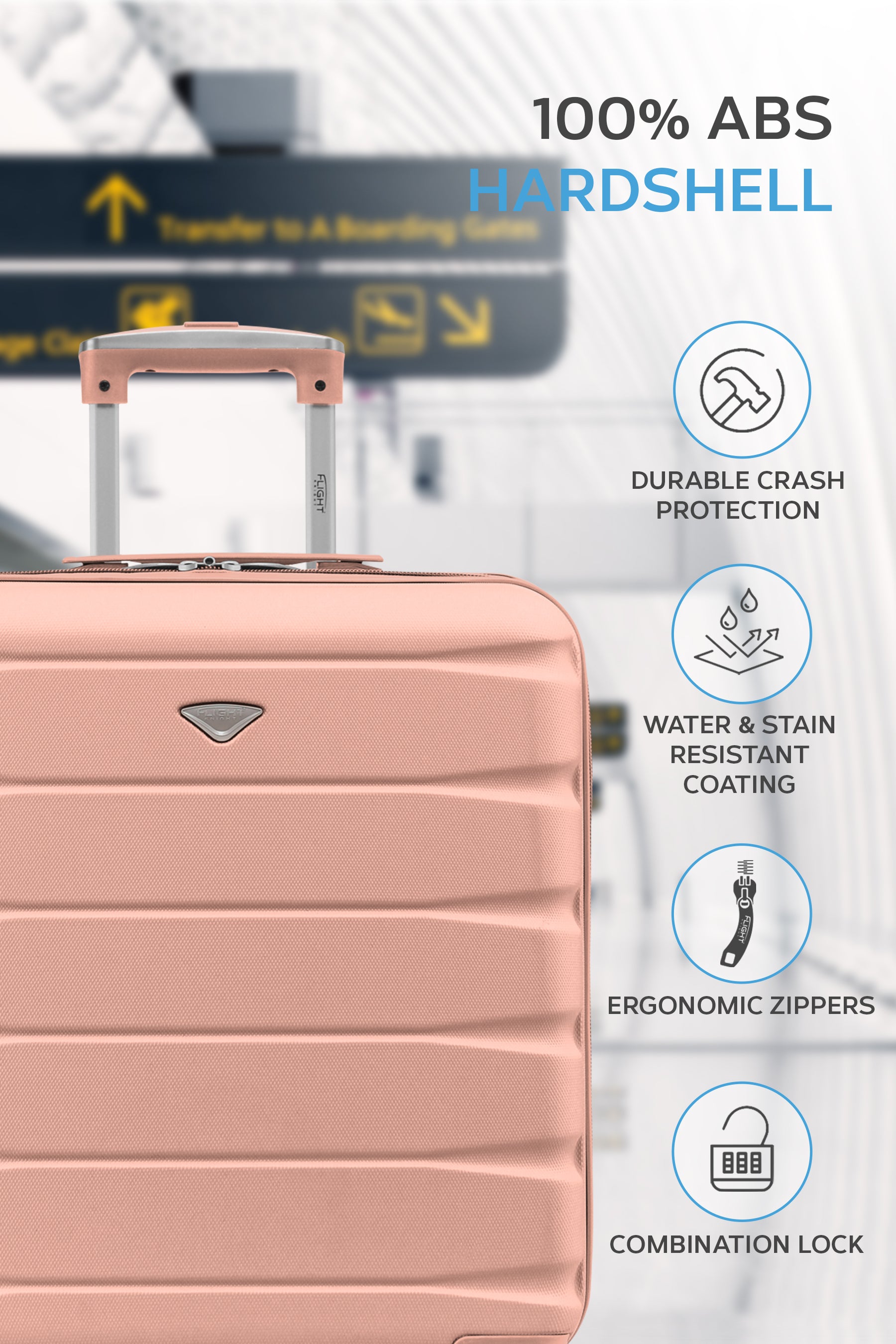 56x45x25cm SAFIR Carry on Cabin Case