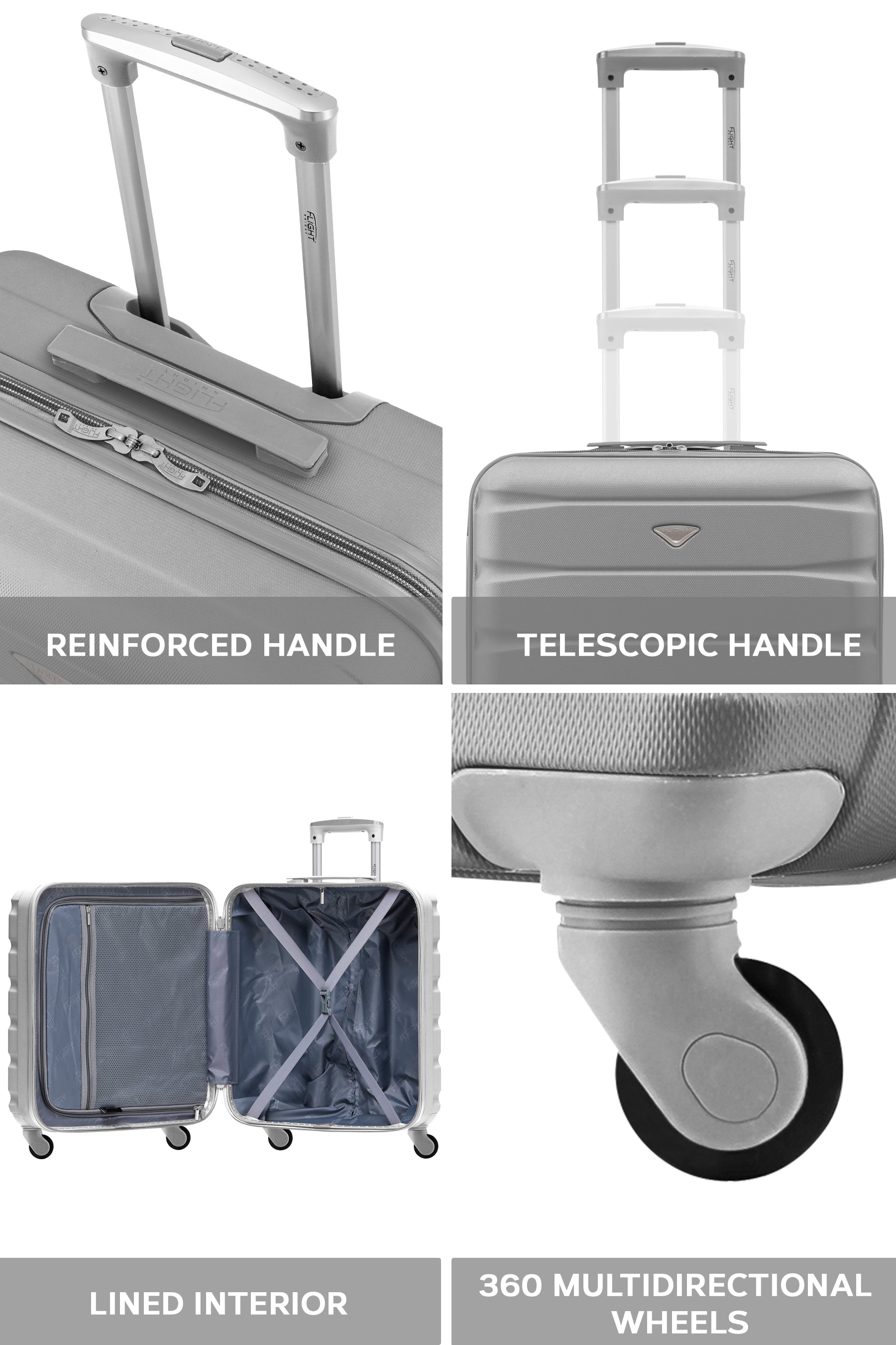 56x45x25cm SAFIR Carry on Cabin Case