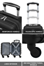 40x20x25cm SAFIR Carry on Cabin Case