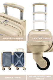 40x20x25cm SAFIR Carry on Cabin Case