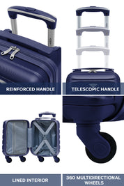 40x20x25cm SAFIR Carry on Cabin Case