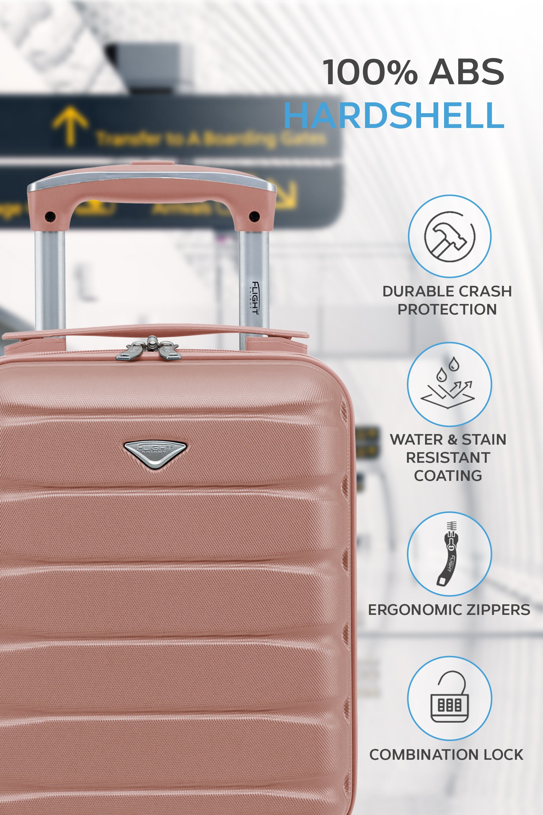 40x20x25cm SAFIR Carry on Cabin Case