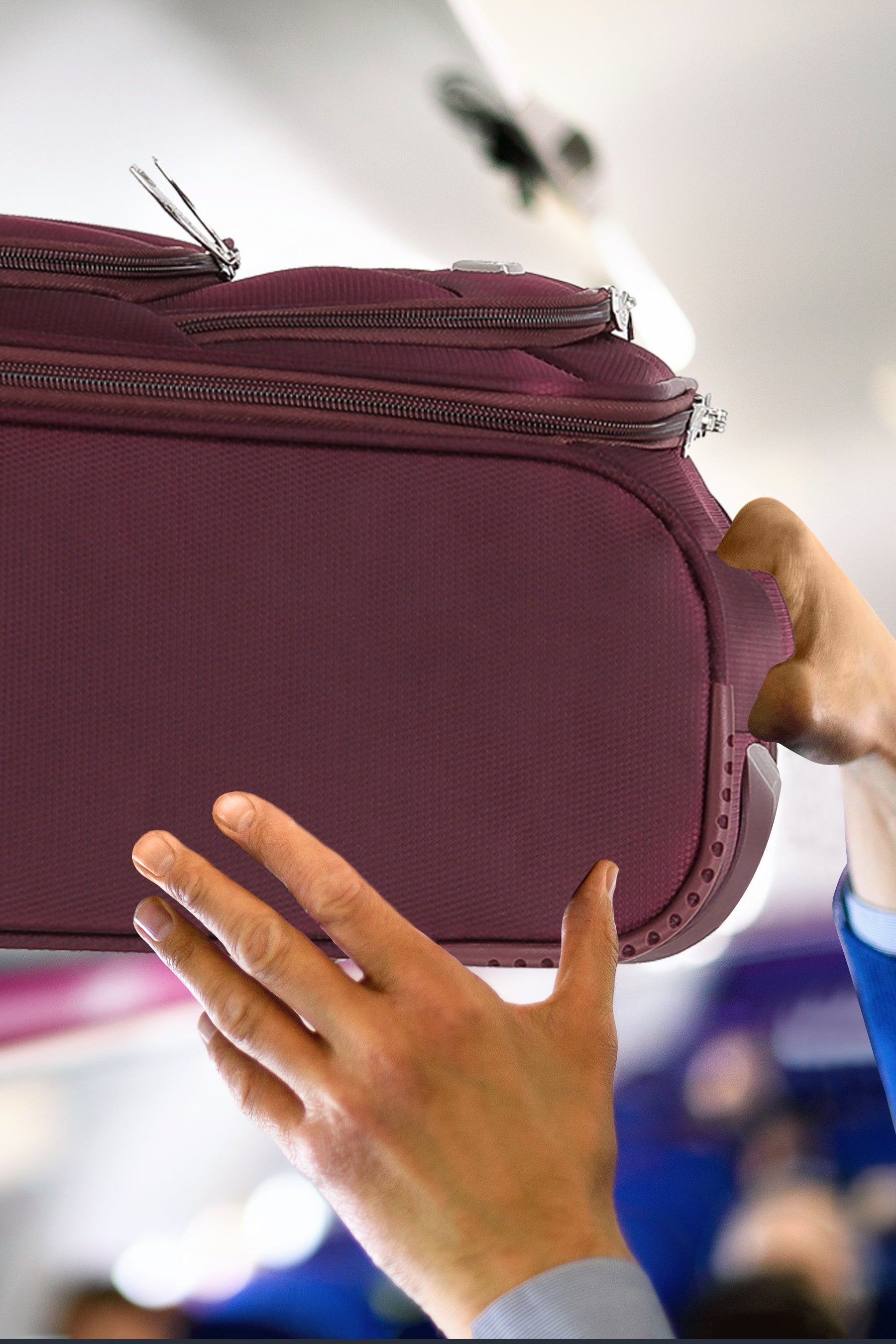 55x35x20cm Soft Shell Cabin Carry on Case
