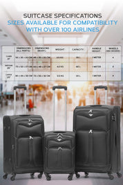 Set of 3, 55x35x20cm +Medium + Large
