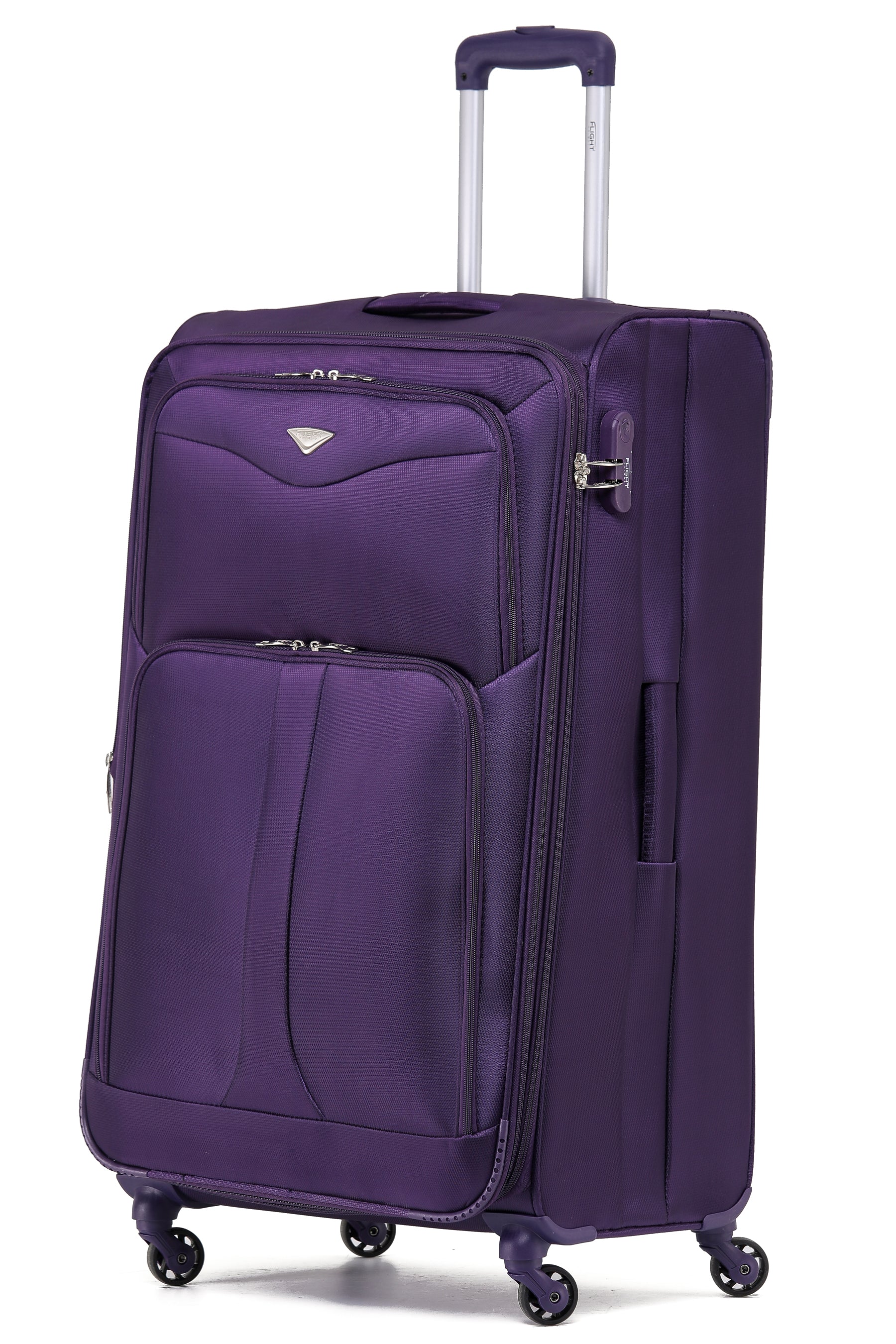 Large 30" Soft Shell Checked Bag Hold Luggage