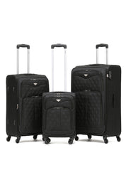 Set of 3, 55x35x20cm + Medium + Large - Quilted