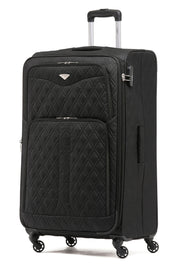 Large 30" Soft Shell Checked Bag Hold Luggage - Quilted
