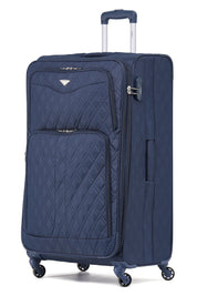 Large 30" Soft Shell Checked Bag Hold Luggage - Quilted