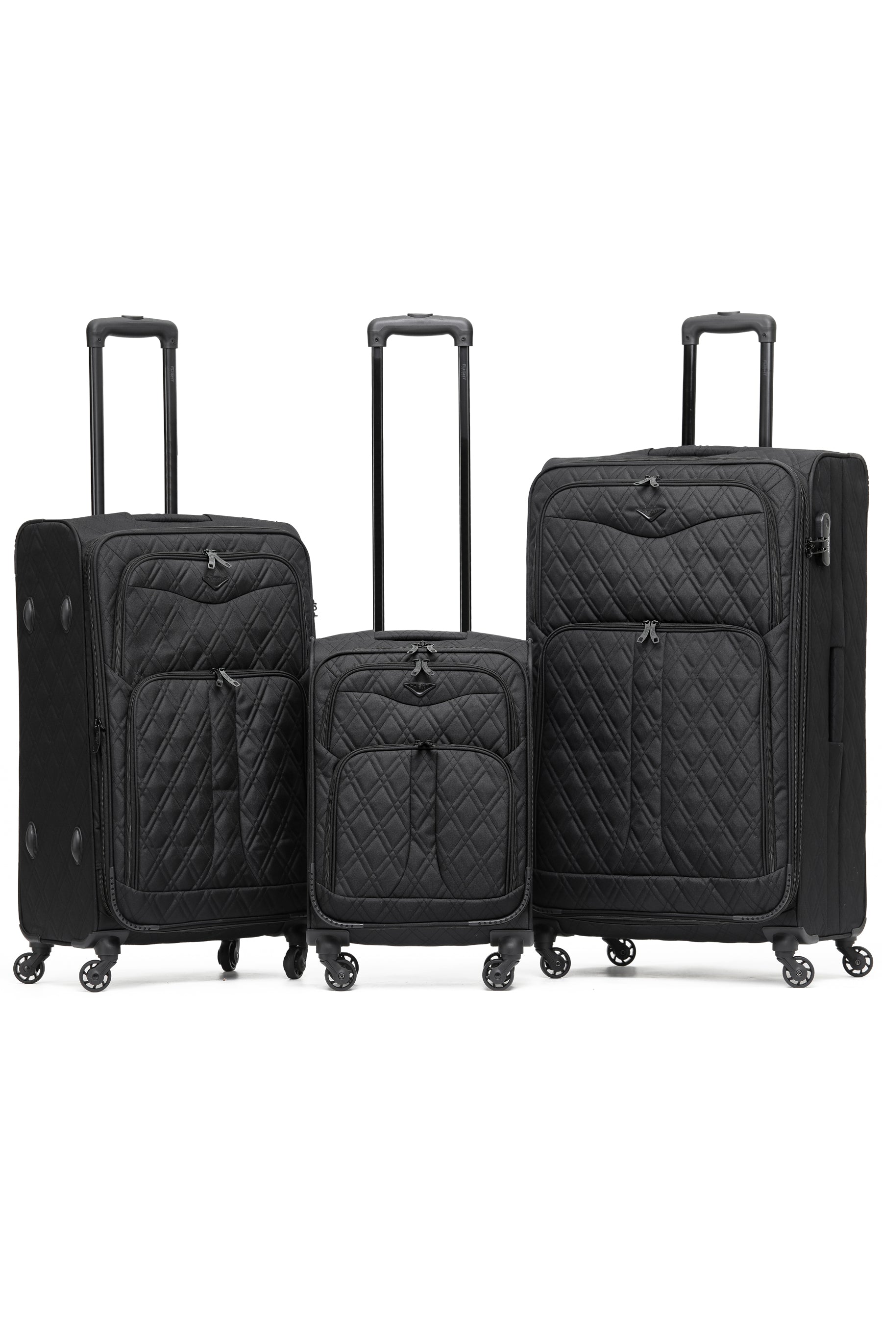 Set of 3, 55x35x20cm +Medium + Large - Quilted