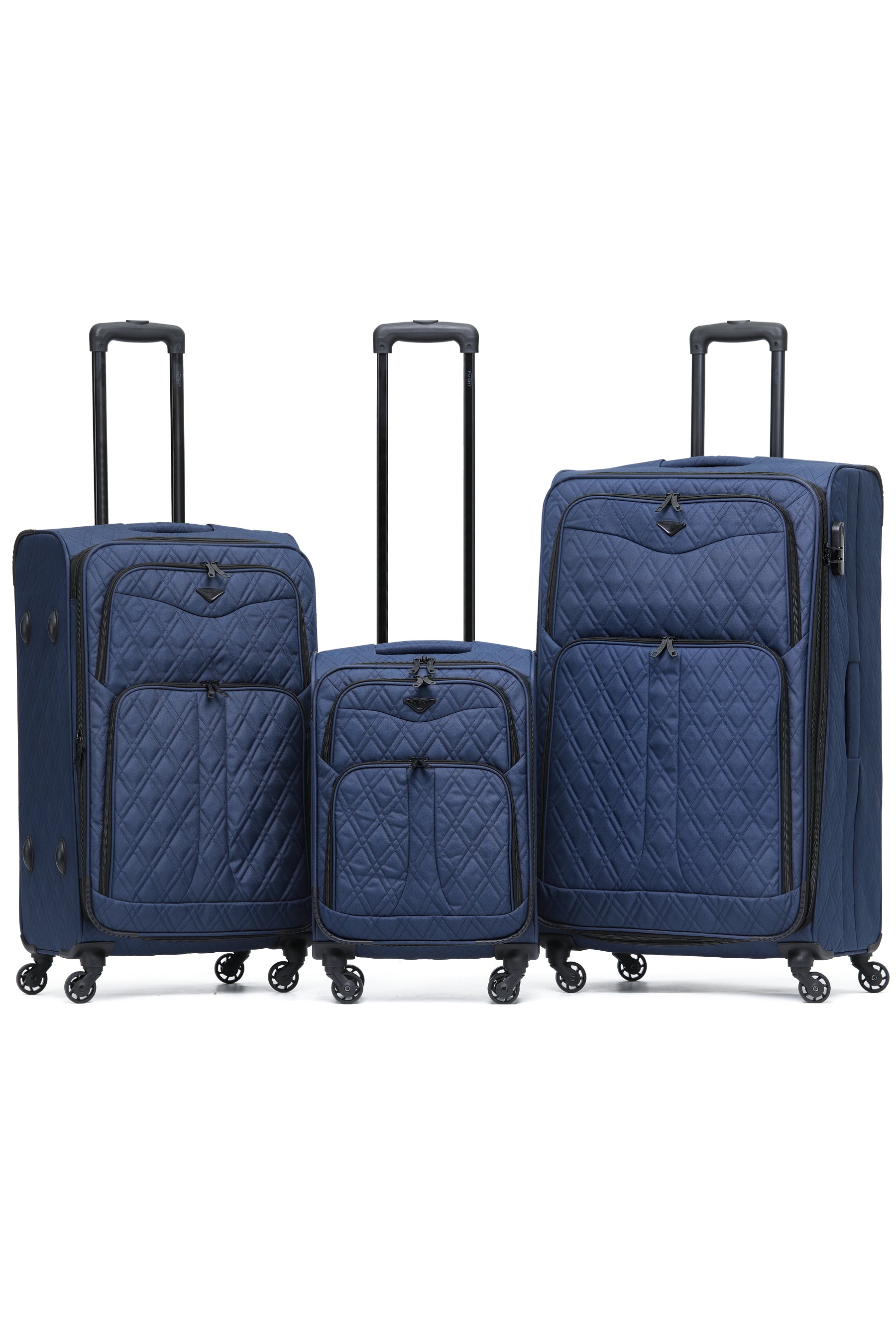 Set of 3, 55x35x20cm +Medium + Large - Quilted