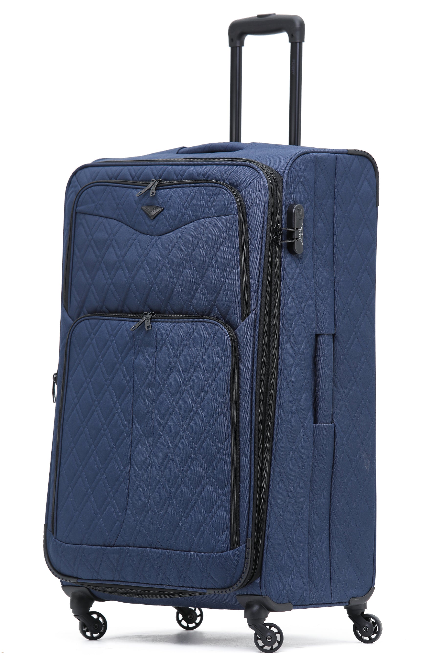 Large 30" Soft Shell Checked Bag Hold Luggage - Quilted