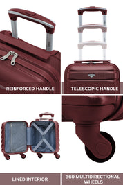 40x30x20cm SAFIR Carry on Cabin Case