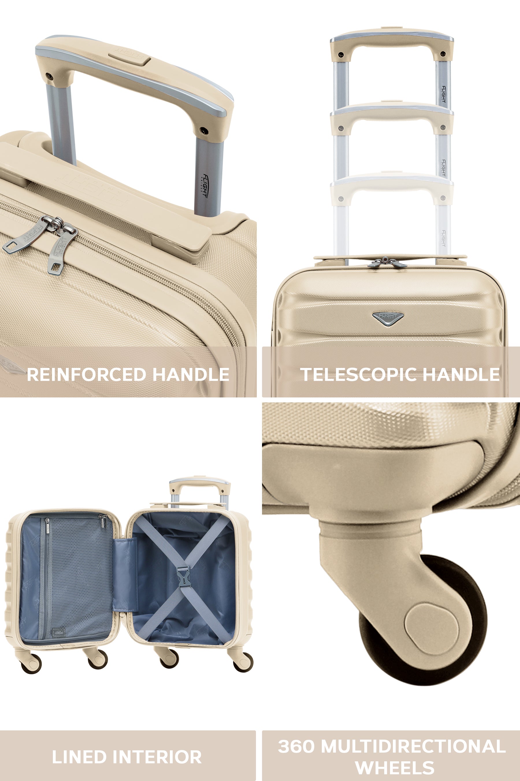 40x30x20cm SAFIR Carry on Cabin Case