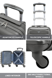 40x30x20cm SAFIR Carry on Cabin Case