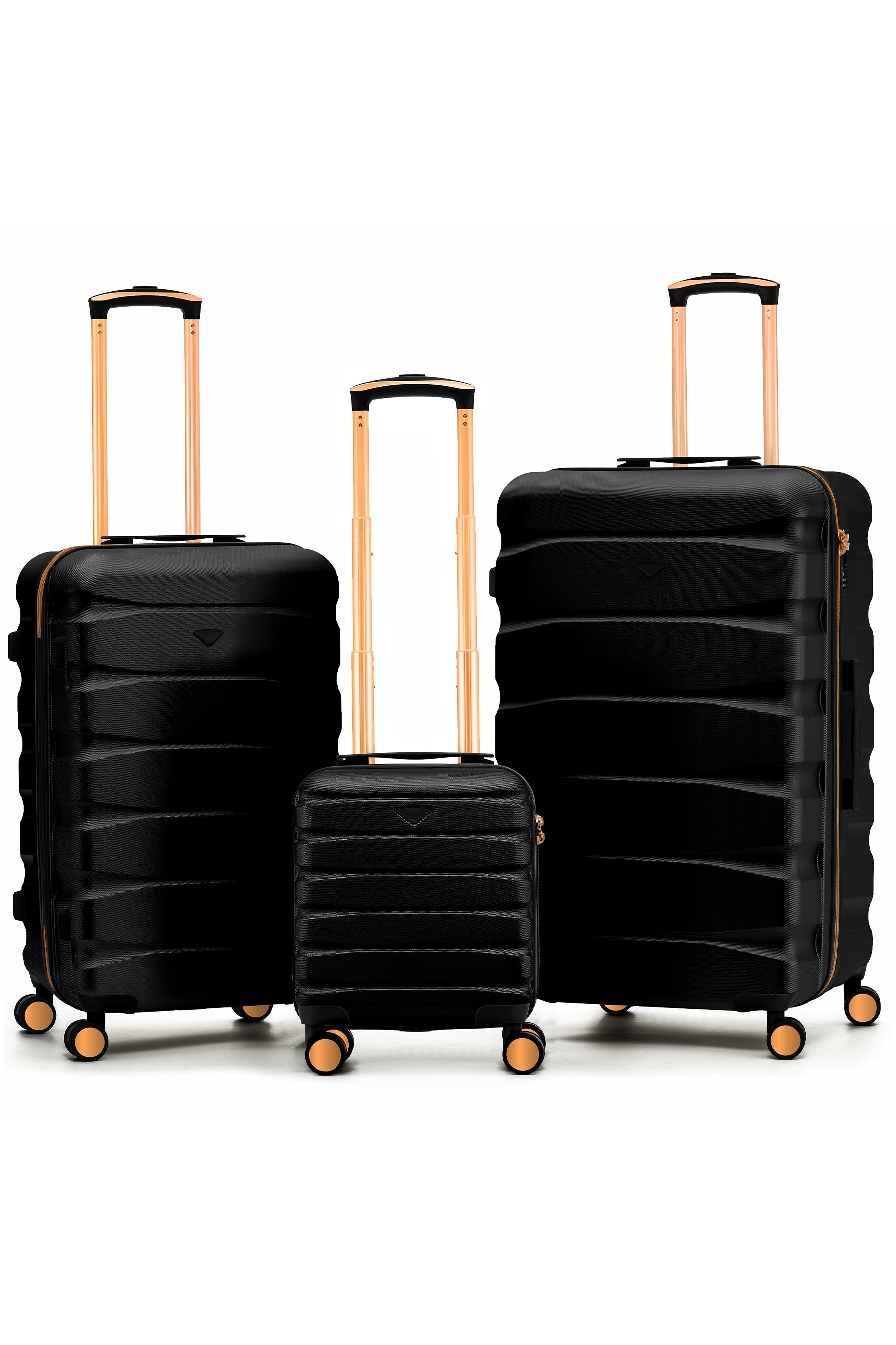 SAFIR TRUNK 3-Piece Suitcase Set (40x30x20cm + Medium + Large)