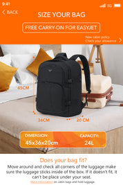45x36x20cm Travel Backpack