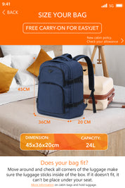 45x36x20cm Travel Backpack