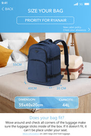55x40x20cm Travel Backpack