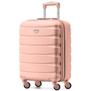 56x36x23cm Maximum Size For Virgin Atlantic Lightweight 4 Wheel ABS Hard Case